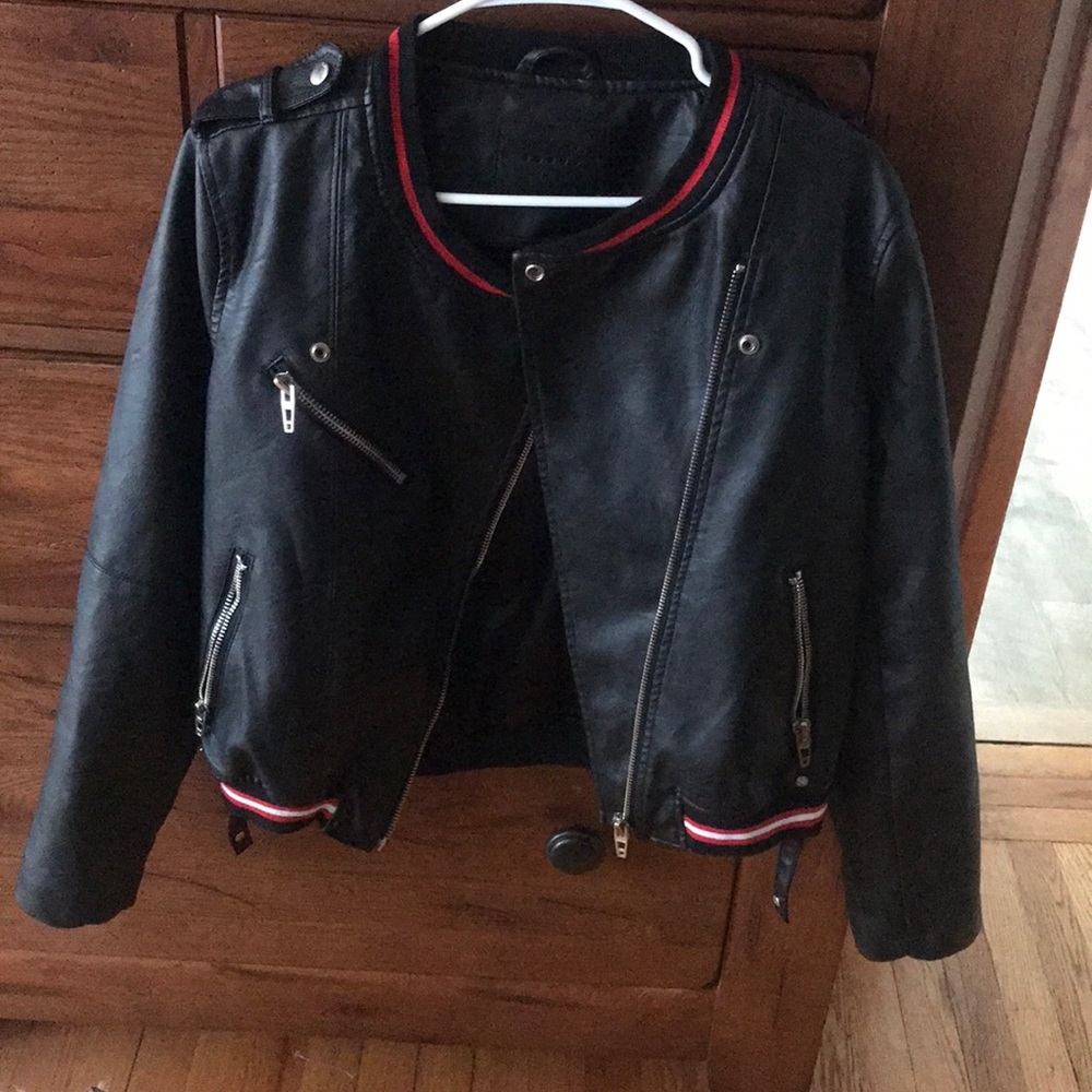 Blank nyc faux leather jacket